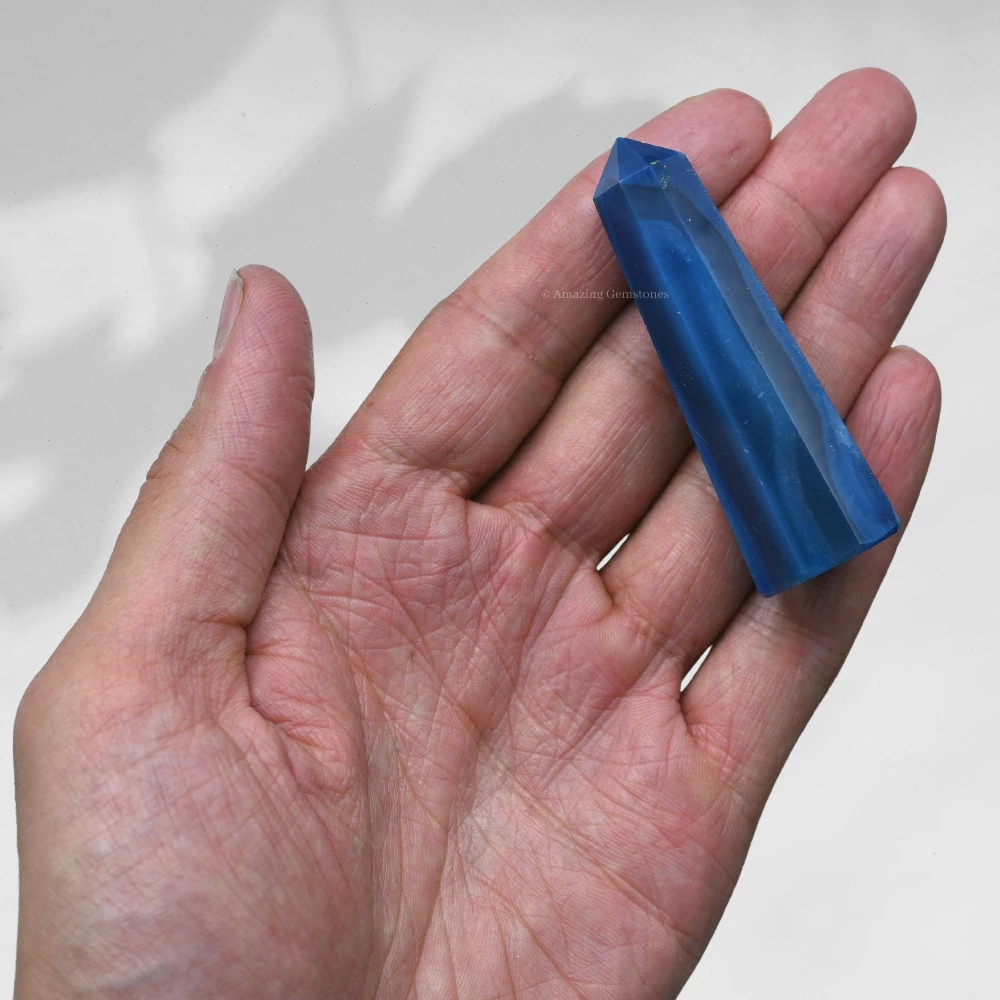 Blue Agate Tower (2" to 3" INCH)