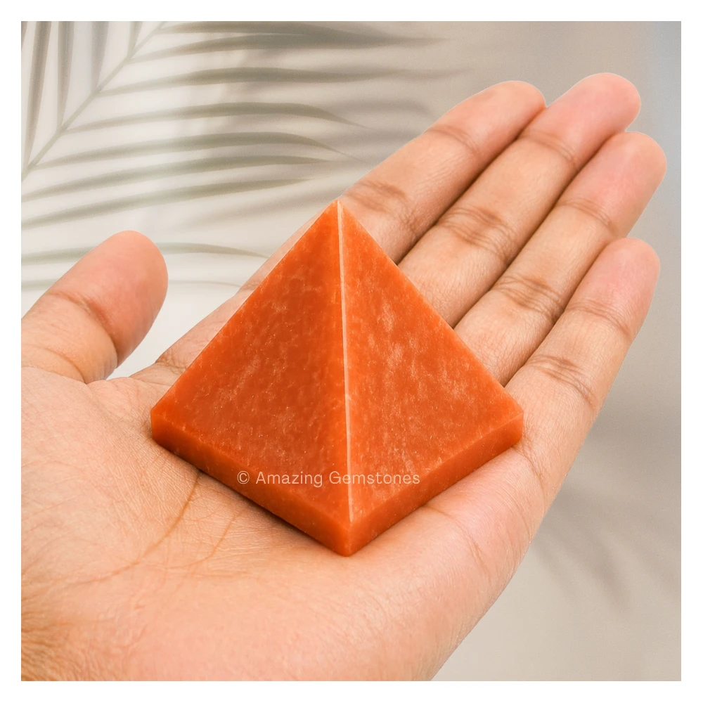 Red Aventurine Pyramid (2 Inch)