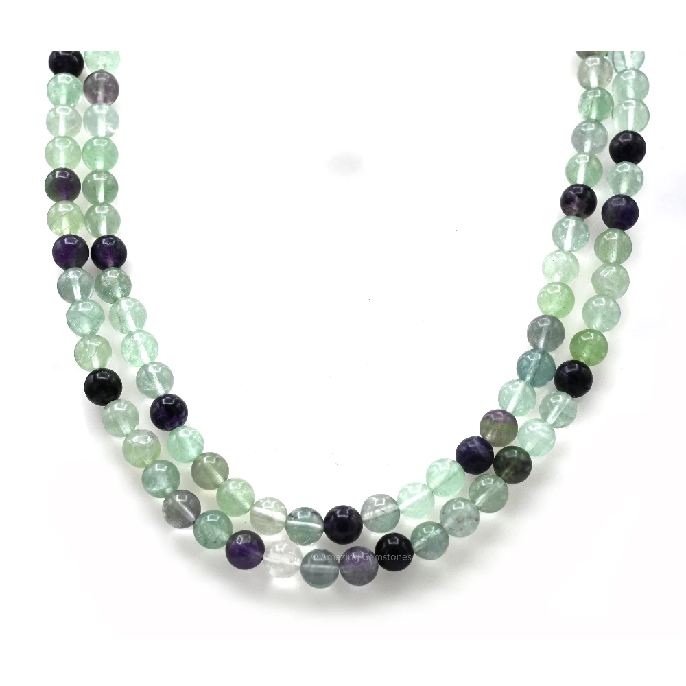 Multi Fluorite Mala (Without Knot)