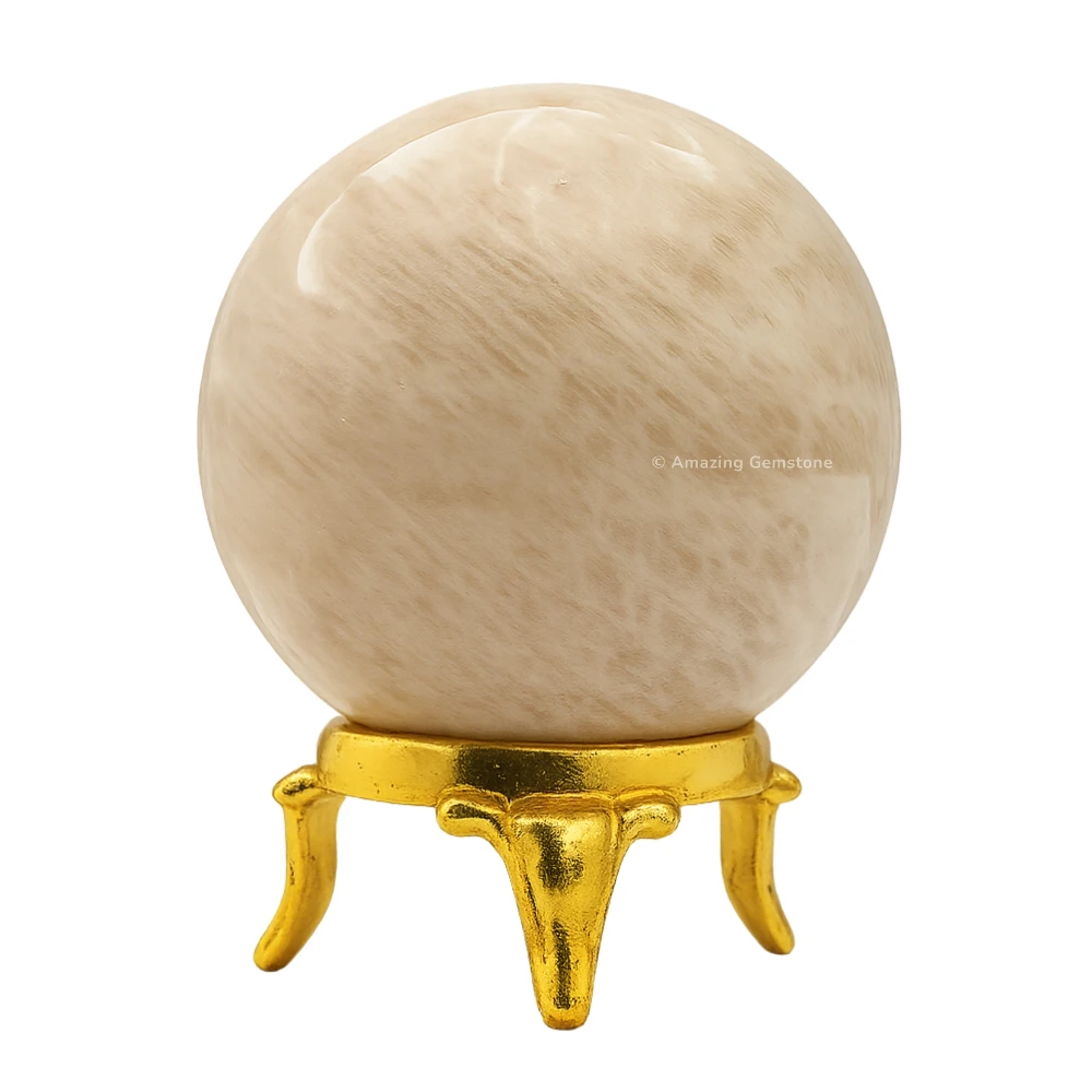Cream Moonstone Sphere (1.5 Inch)