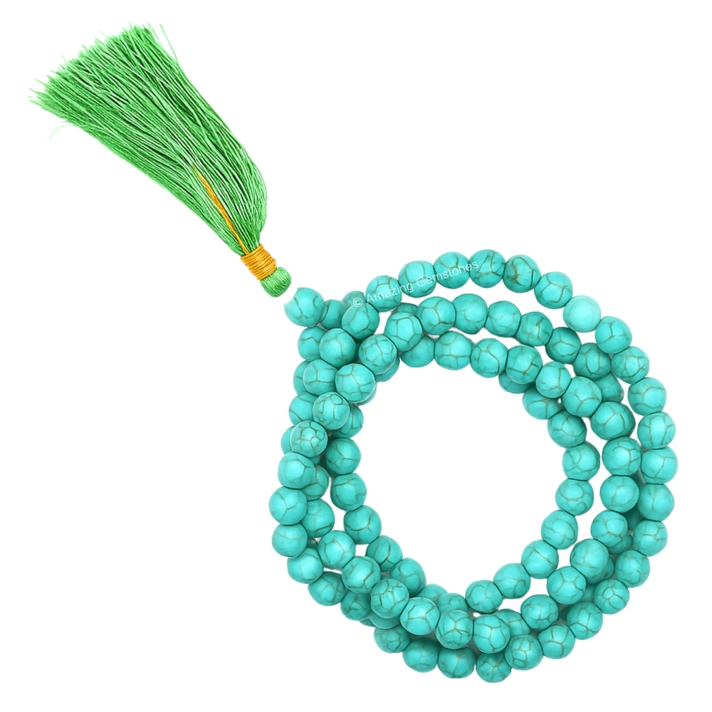 Turquoise Mala (Without Knot)