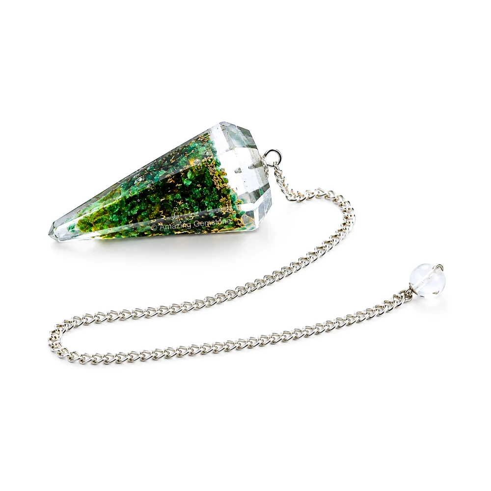 Green Aventurine Orgone Pendulum