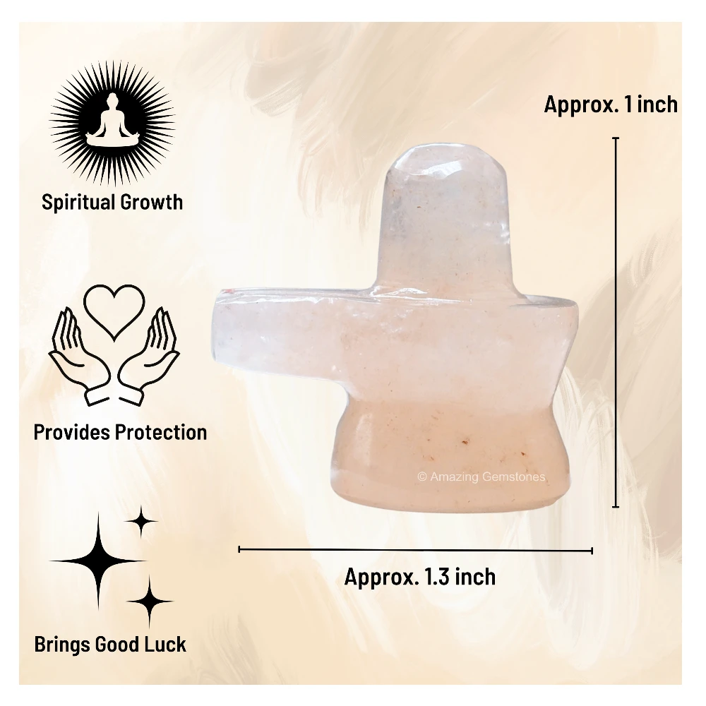 Rose Quartz Shivling