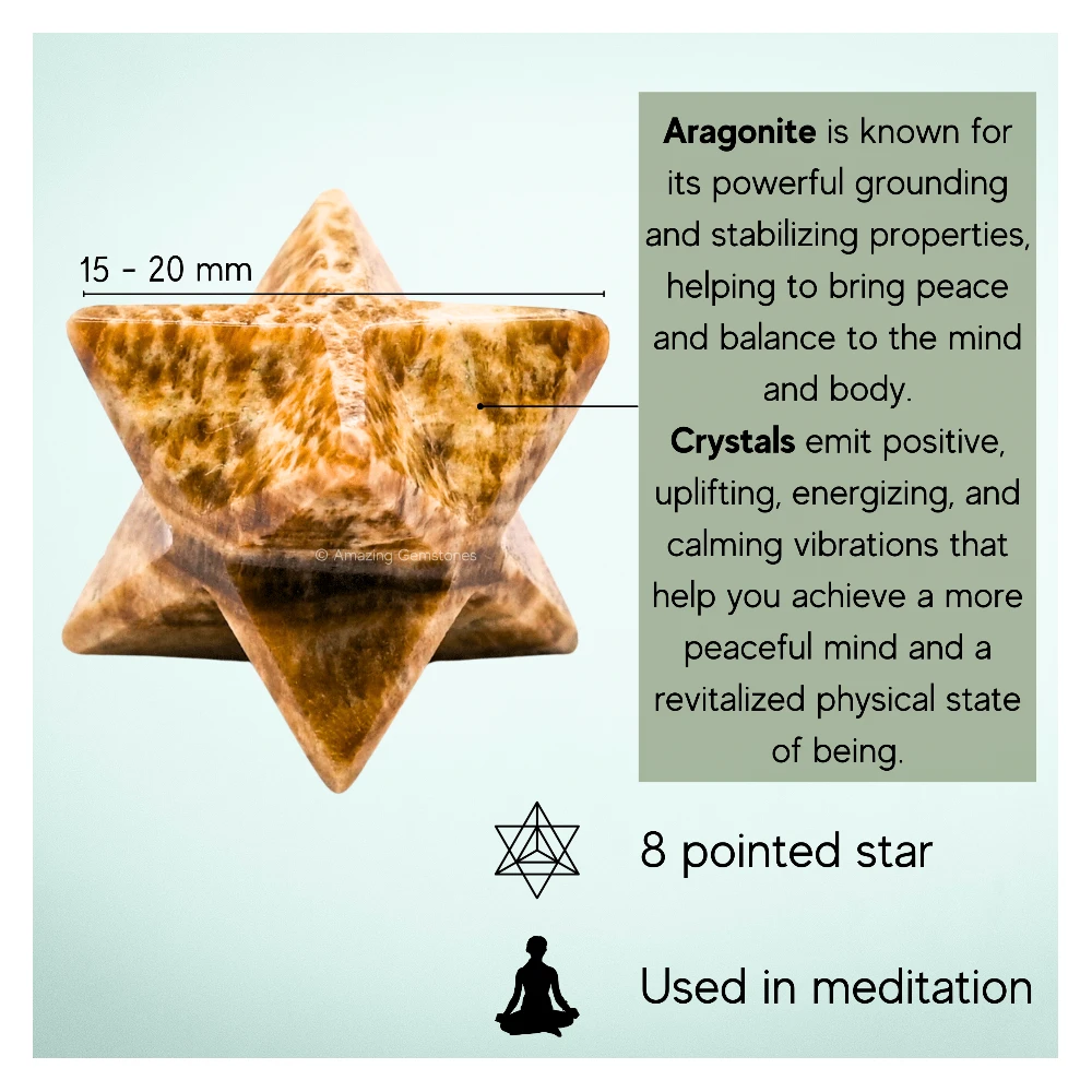 Aragonite Merkaba (15-20mm)