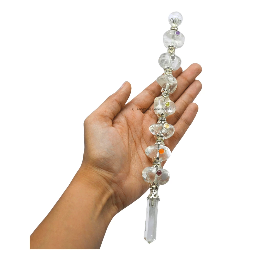 Clear Quartz Tumbled Healing Wand