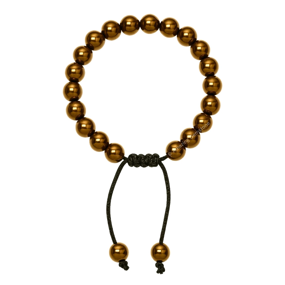 Copper Hematite Bracelet (Adjustable)