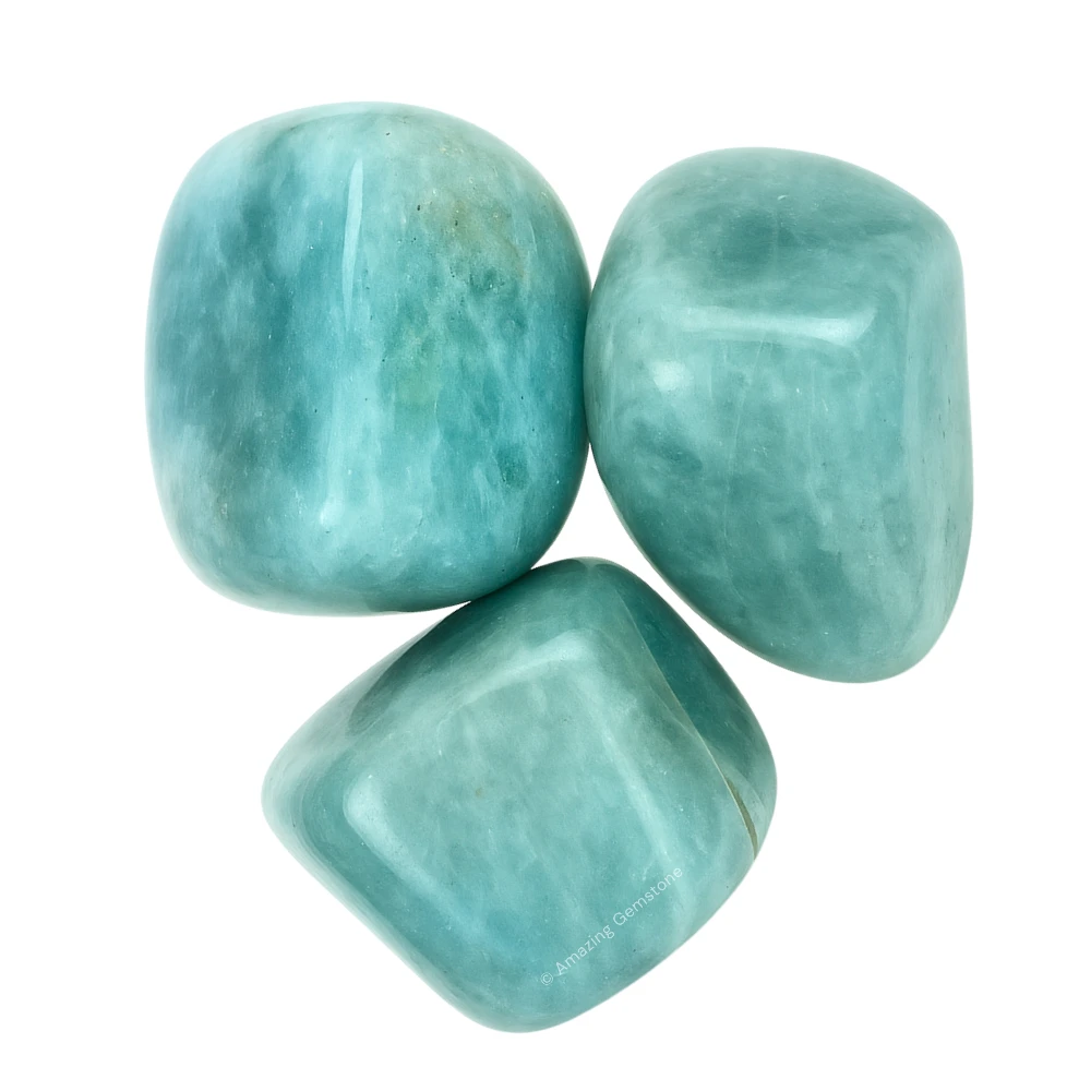 Tumbled Aquamarine Crystals Stones (1000+ Carats)