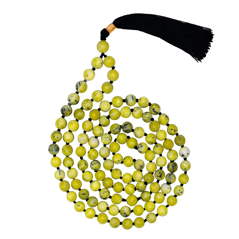Serpentine Mala (Hand Knotted)