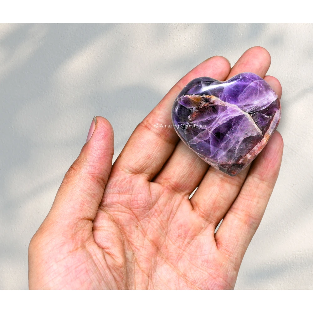 Dreamy Amethyst Heart