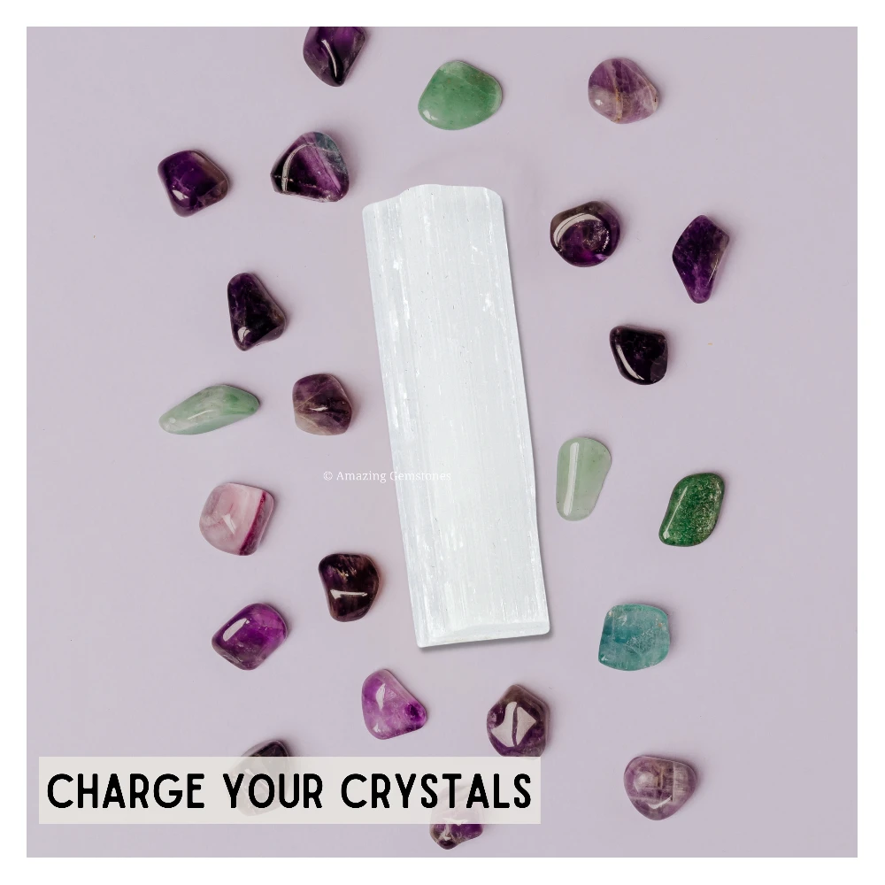 Selenite Charging Stick for Crystals - 2 Inch