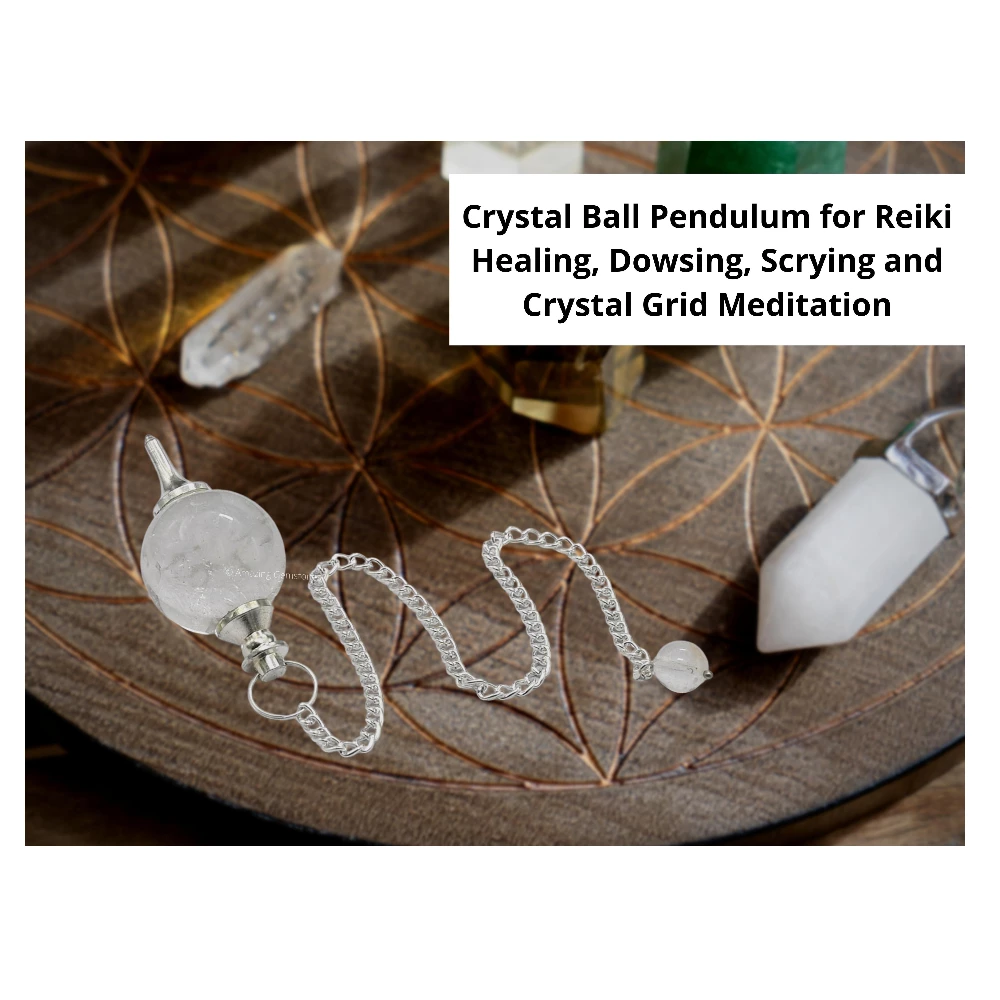 Clear Quartz Ball Pendulum