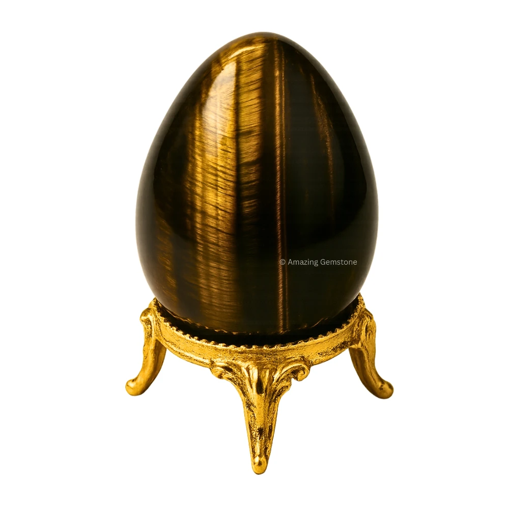 Tiger Eye Crystal Egg Stone