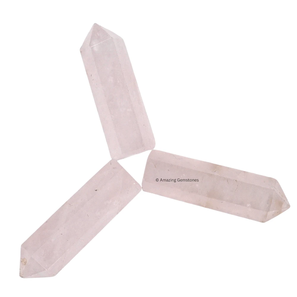 Rose Quartz Pencil Points (Set of 50)