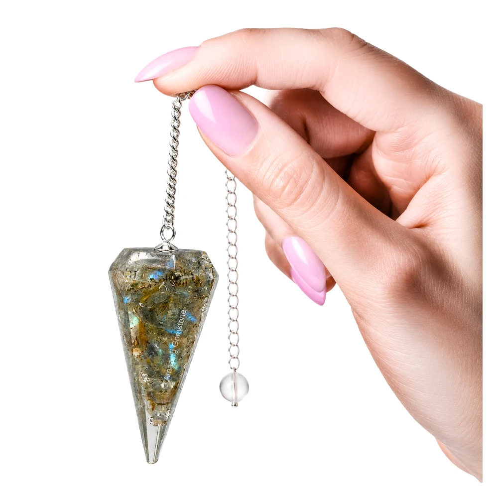 Labradorite Orgone Pendulum