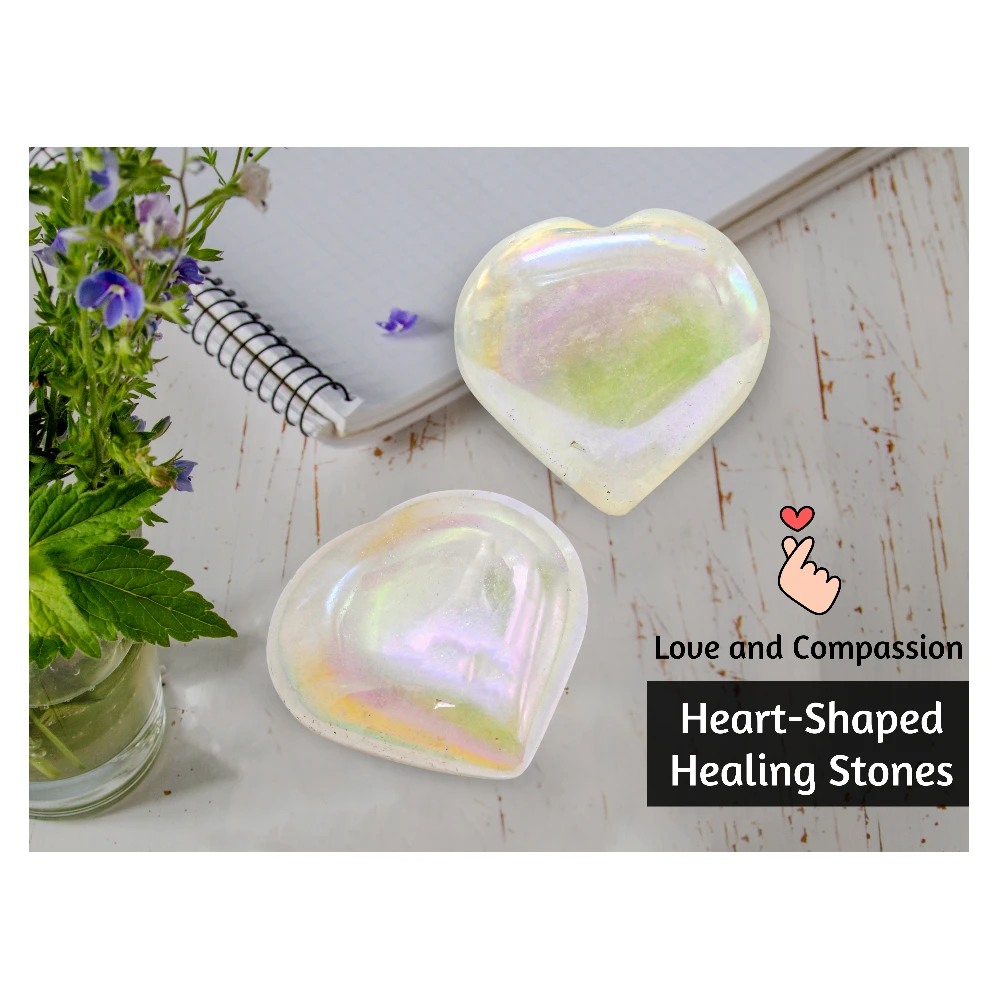 Angel Aura Quartz Heart