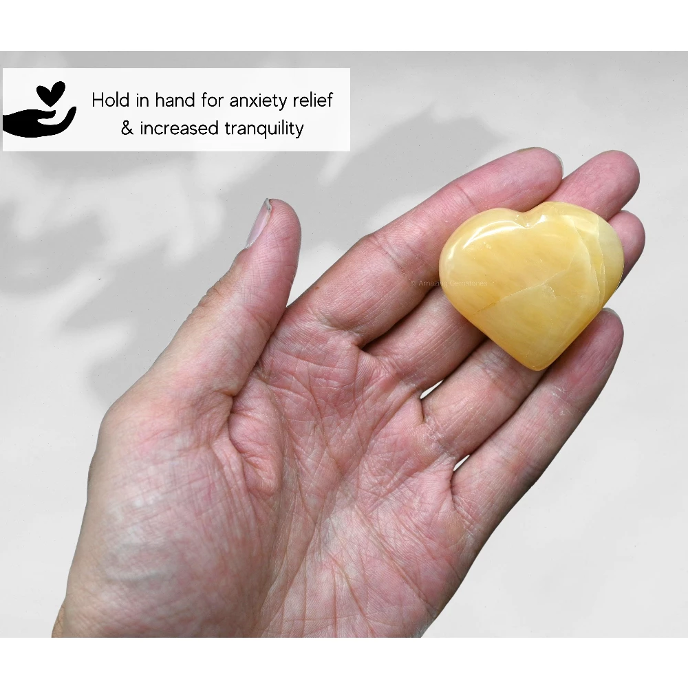 Yellow Aventurine Heart