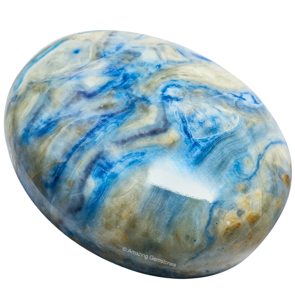 Scheelite Palm Stone