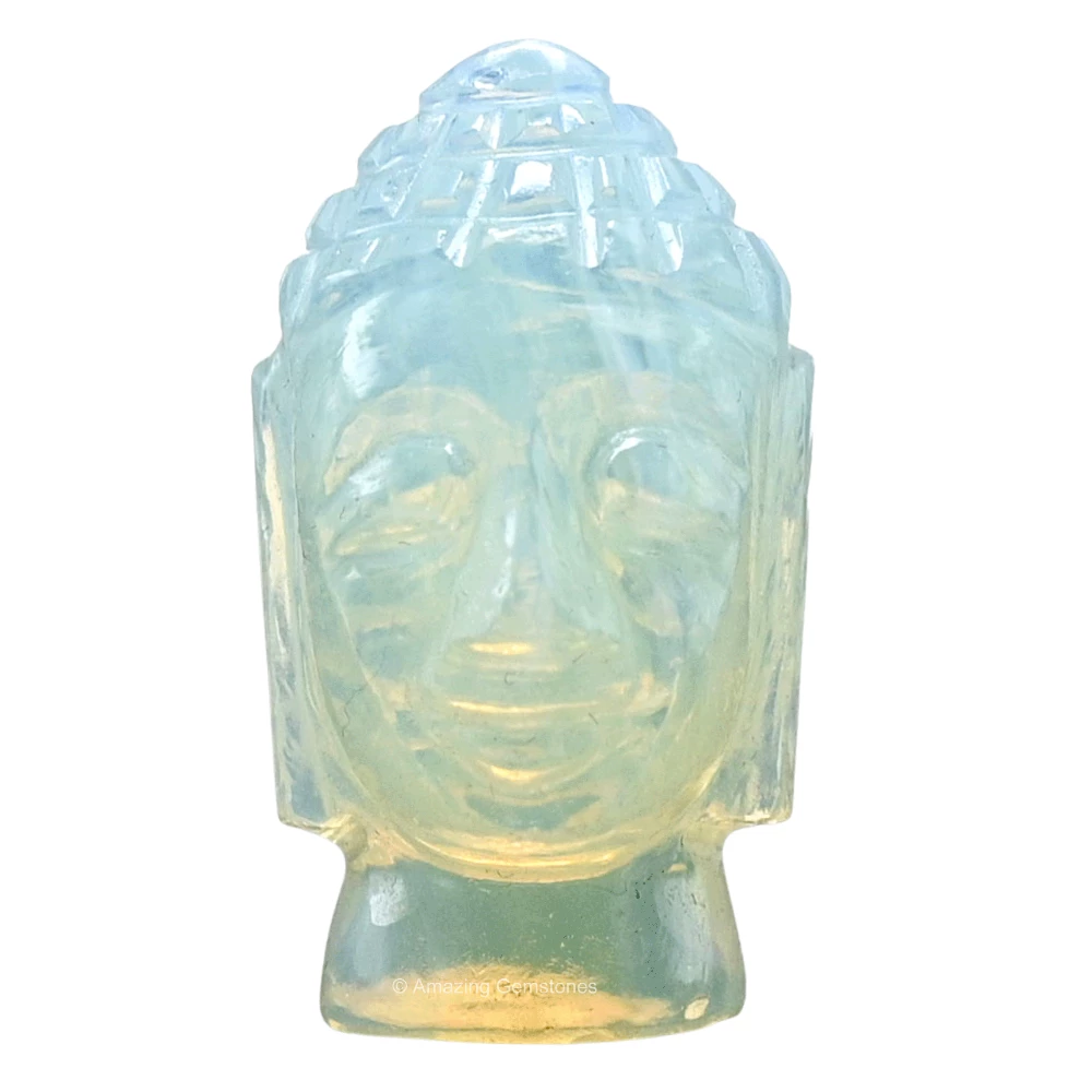 Opalite Buddha Head
