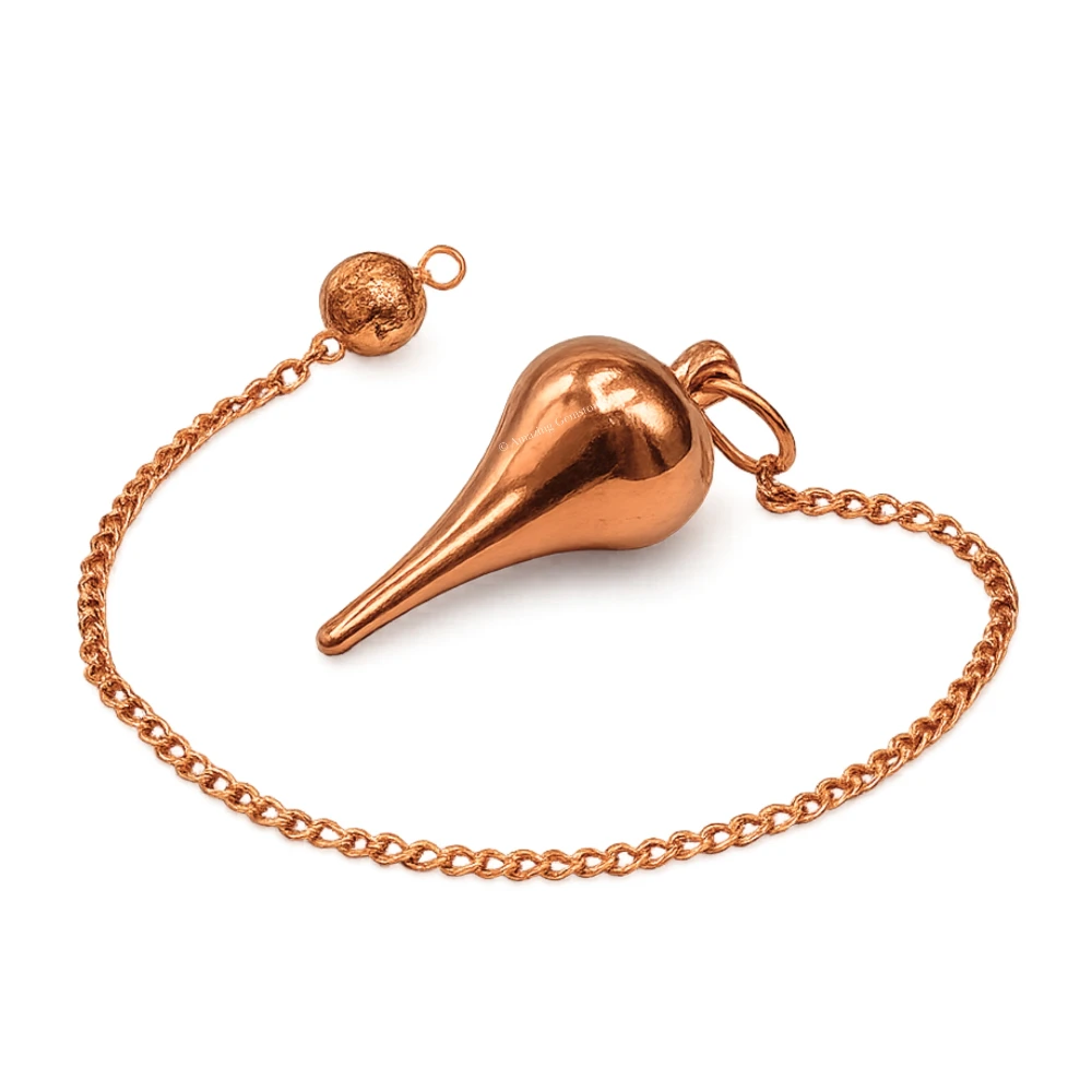 Metal Brass Pendulum - Dome Cone Point Copper (MP120)
