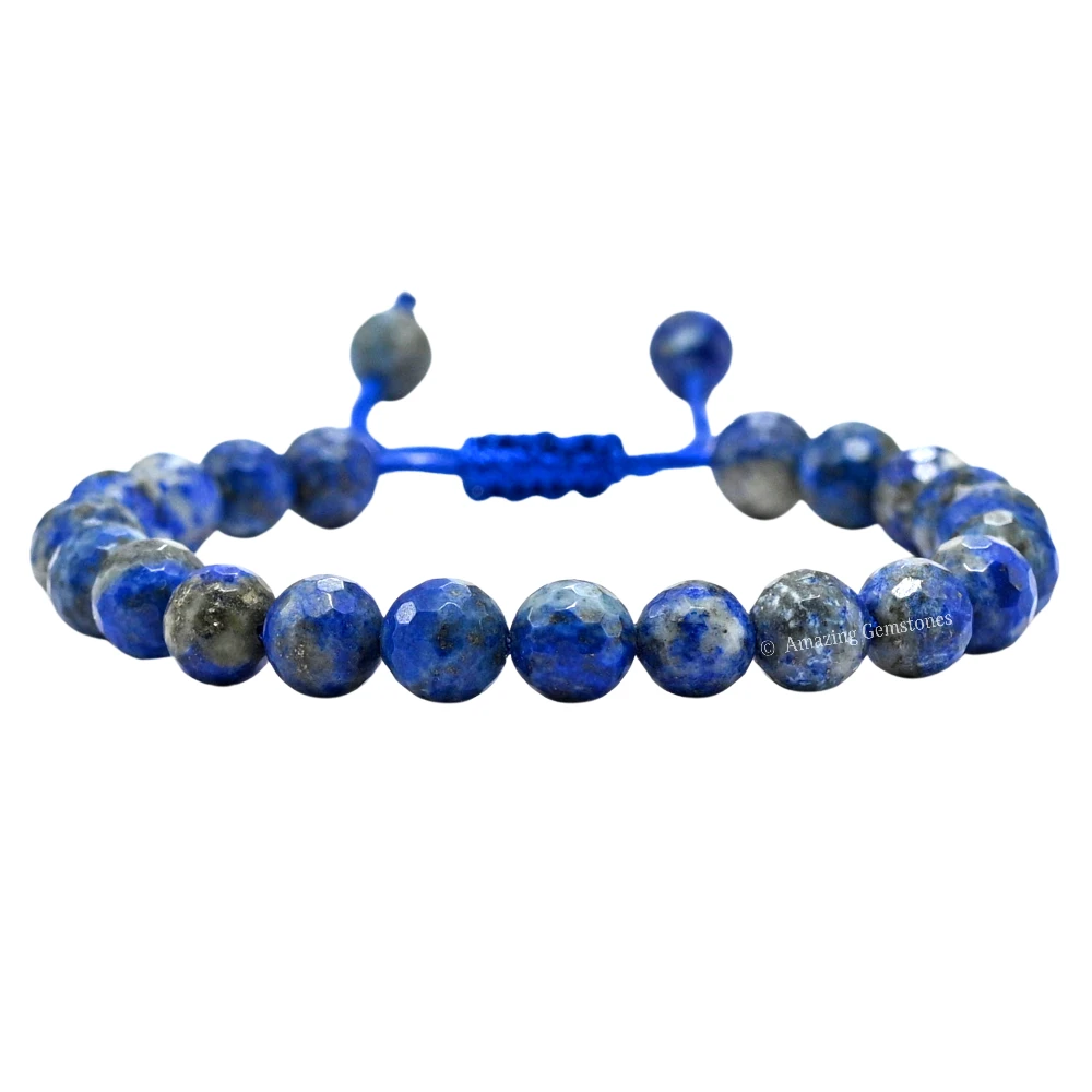 Lapis Lazuli Bracelet (Faceted-Adjustable)