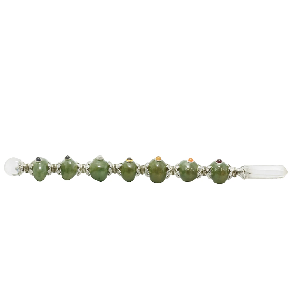 Green Aventurine Tumbled Healing Crystal Wand