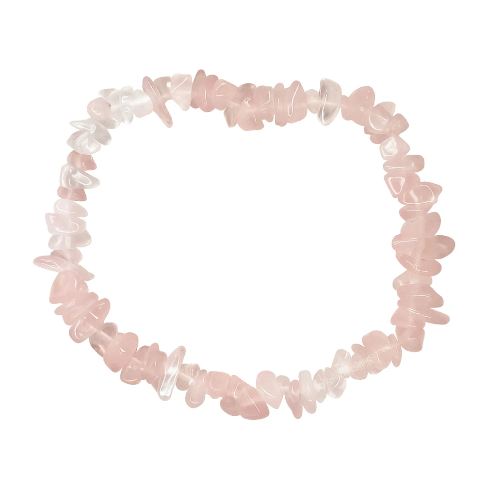 Rose Quartz Chips Bracelet