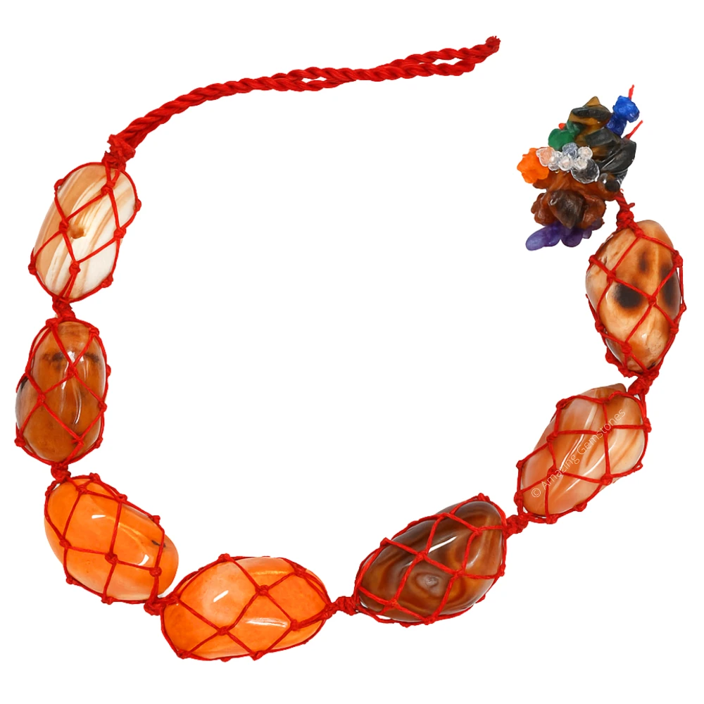 Carnelian Tumbled Car Hanging Ornaments