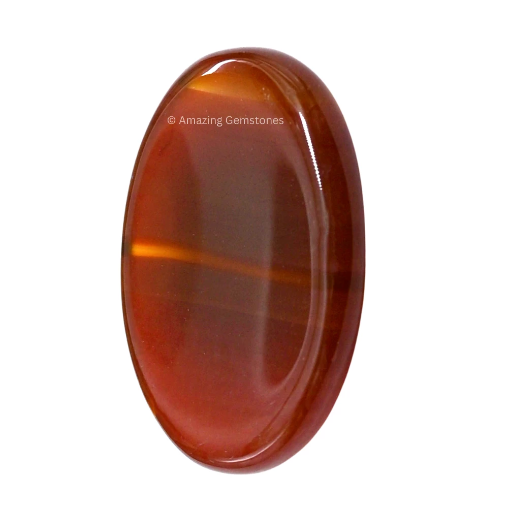 Carnelian Onyx Worry Stone