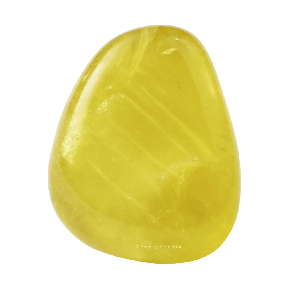 Tumbled Lemon Quartz Crystals Stones