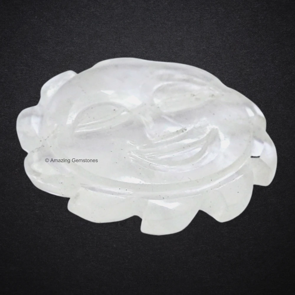 Clear Quartz Crystal Sun Face