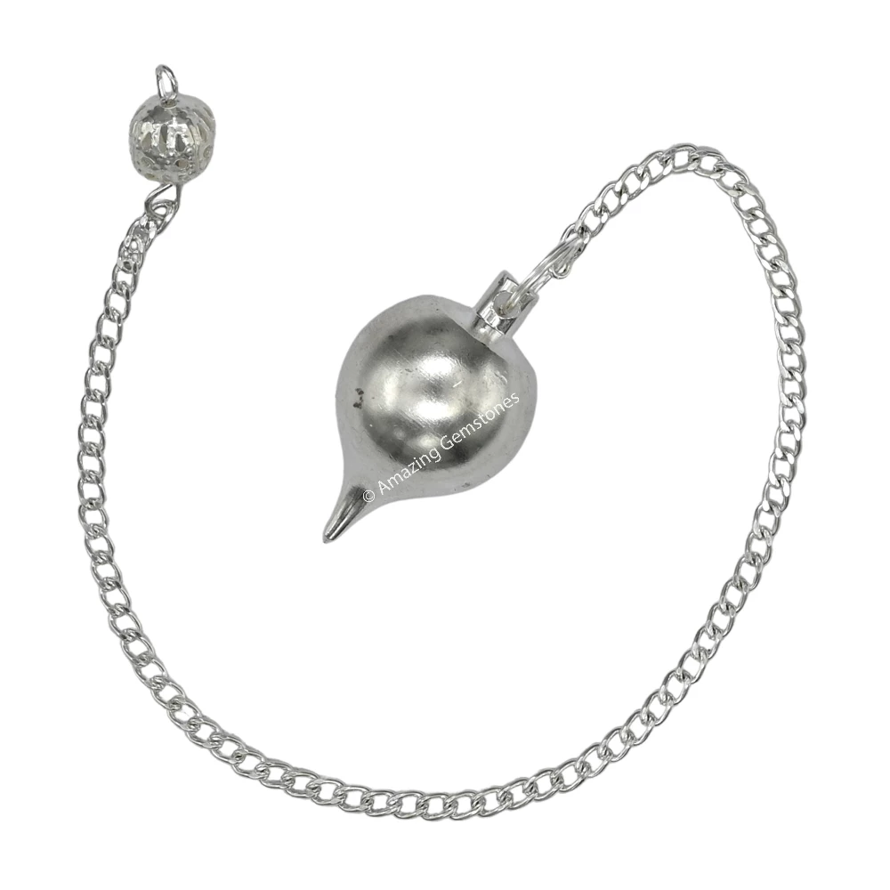 Copper Metal Pendulum - Silver Ball Point (MP59)