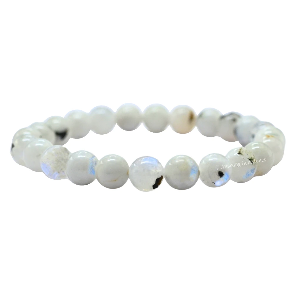 Rainbow Moonstone Bracelet (Strechable)