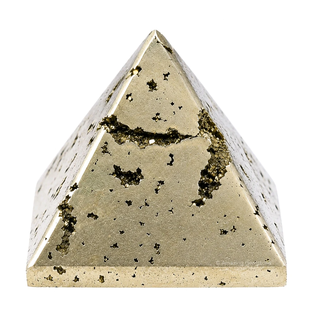 Raw Pyrite Pyramid (1.5 Inch)