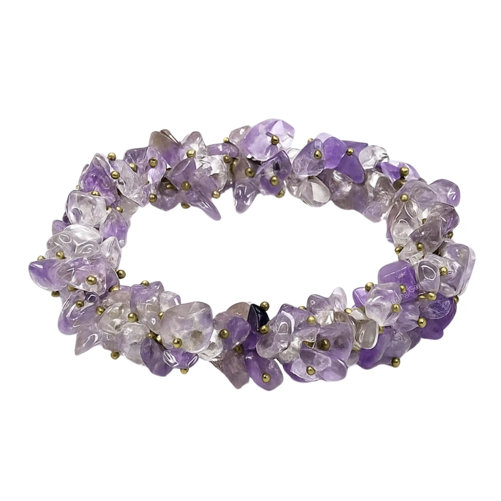 Amethyst Chip Bracelet (Fuse)