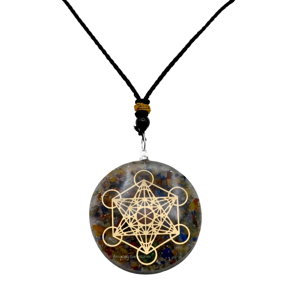 7 Chakra Orgone Necklace - Metatron