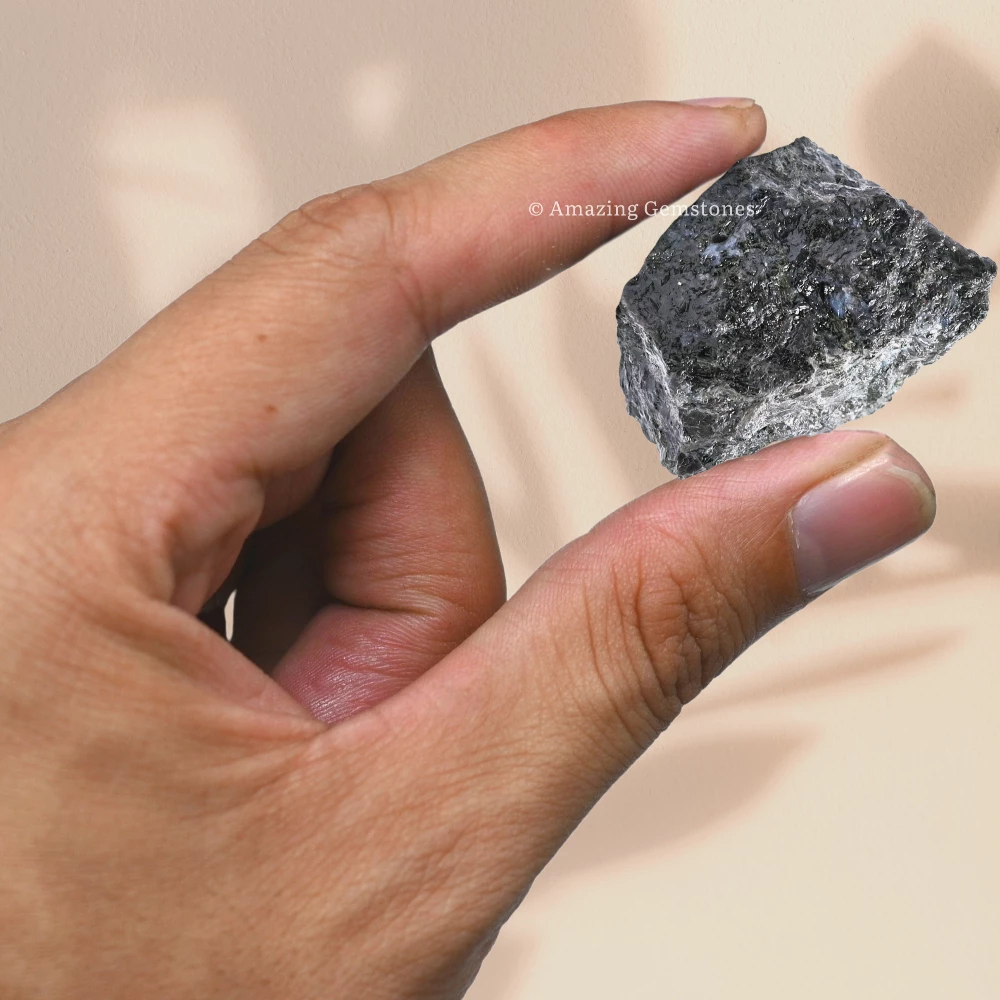 Larvikite Raw Crystals (2 Pieces)