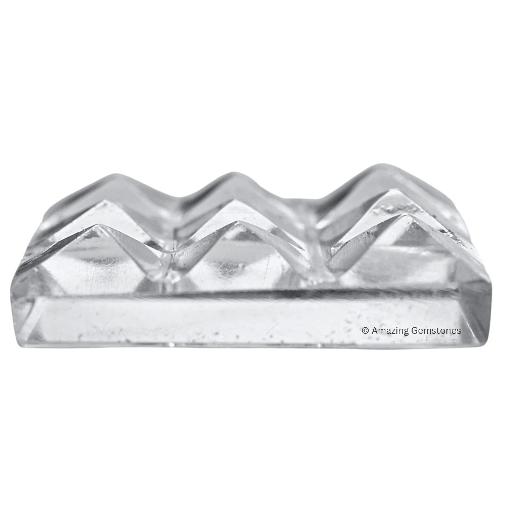 Clear Quartz (Premium) 9 Pyramid Plate