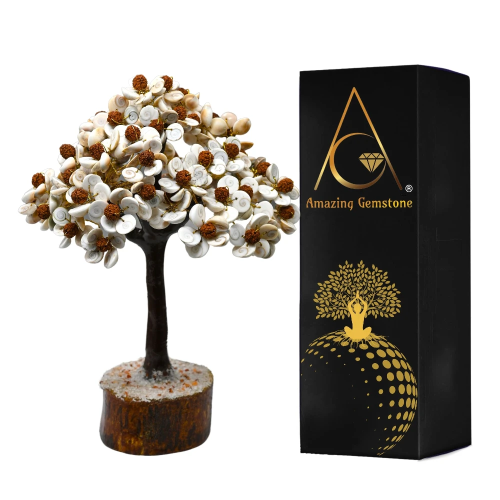Gomti Chakra With Rudraksha Tree (300 Beads)
