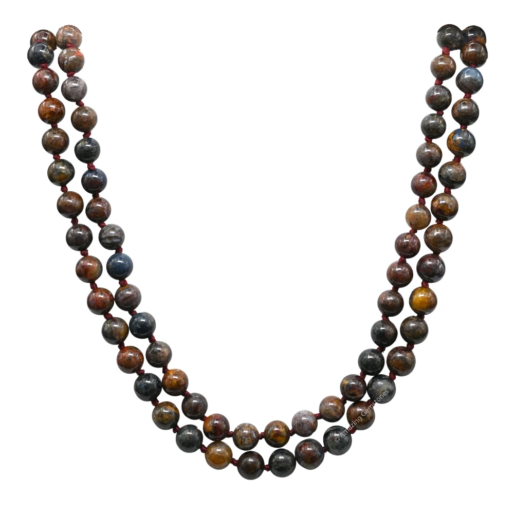 Pietersite Mala (Hand Knotted)