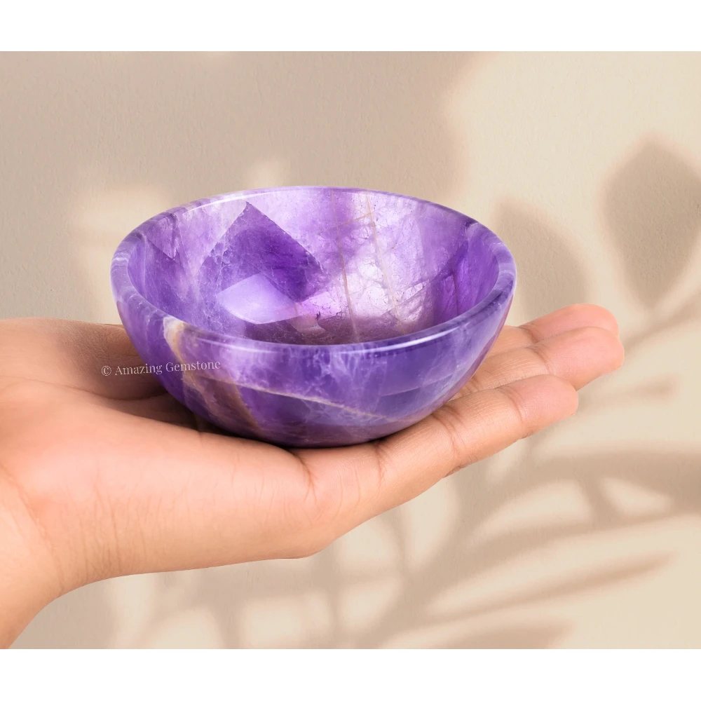 Amethyst Crystal Bowl - 3 Inch