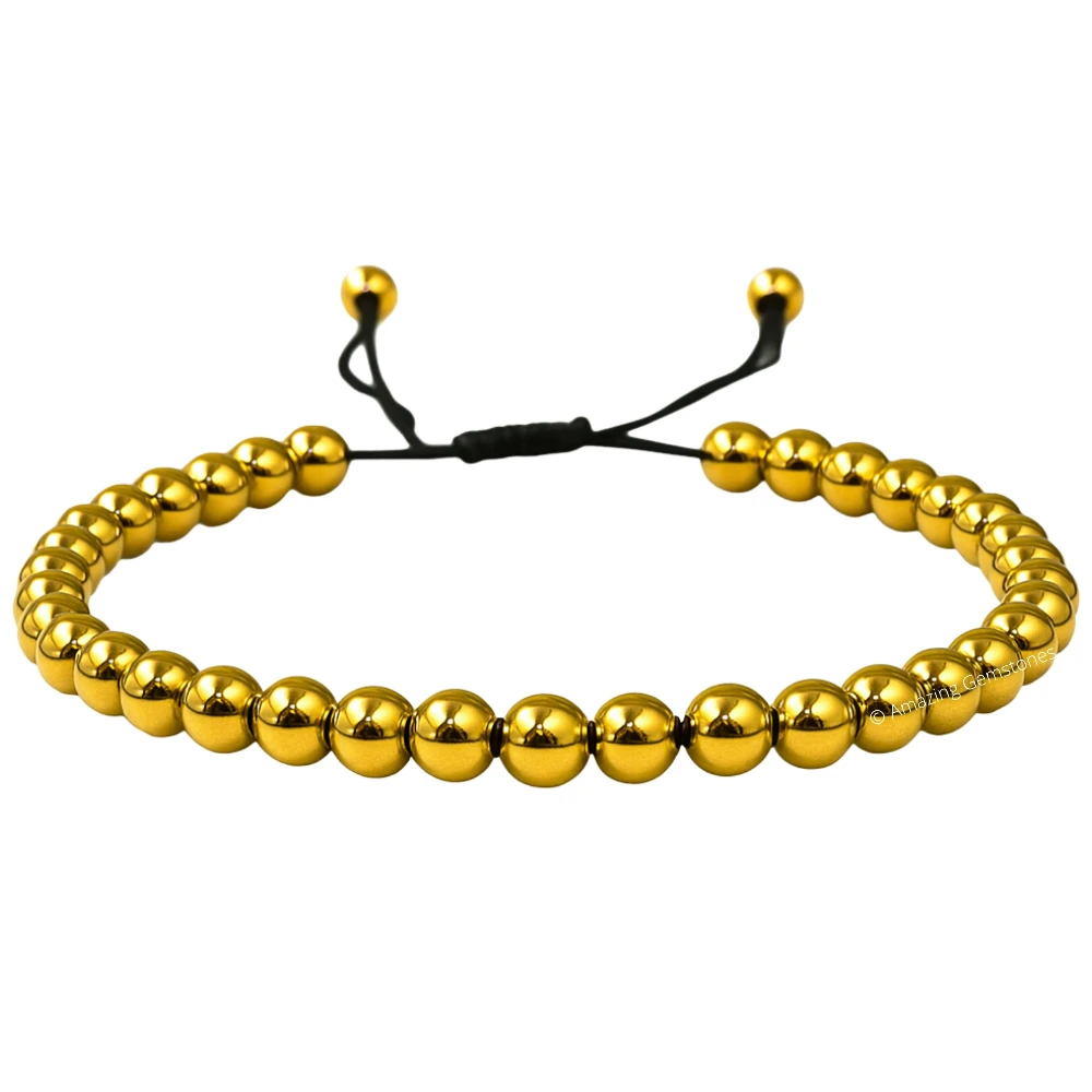 Golden Hematite Anklet
