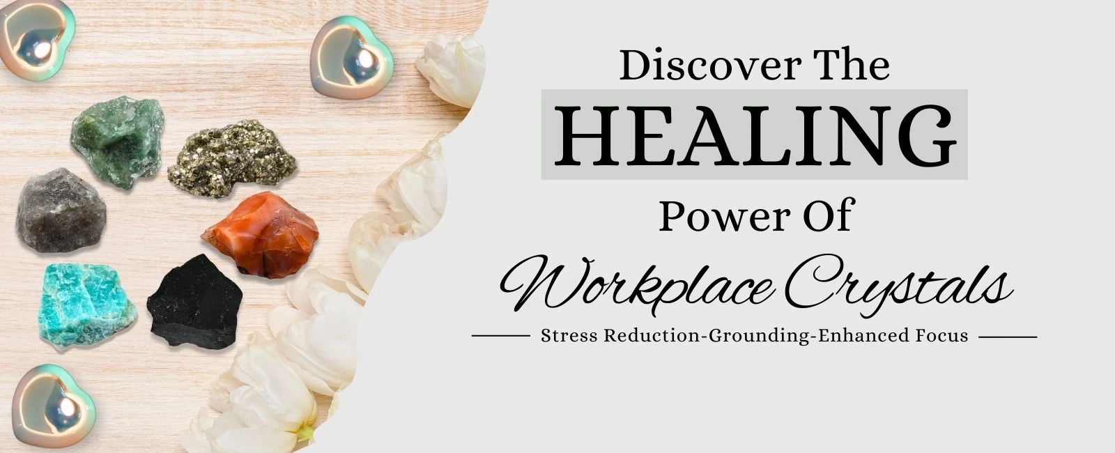 Workplace Healing Crystal Raw Stone for Creating Positive Energy