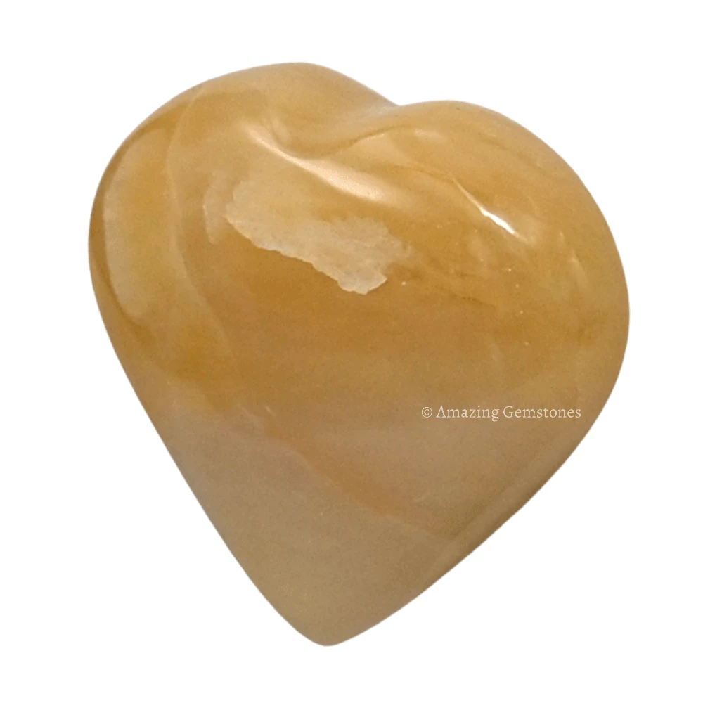 Yellow Aventurine Heart