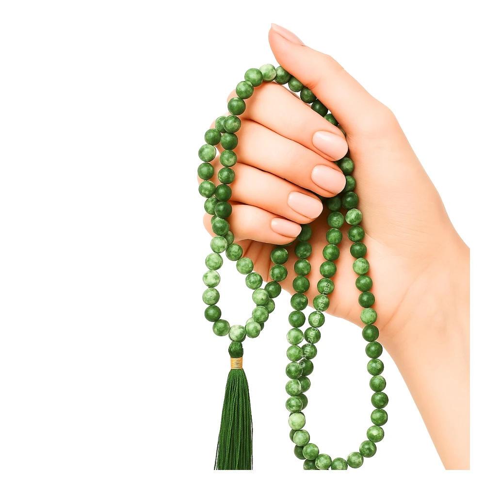 Tree Agate Mala (Without Knot)