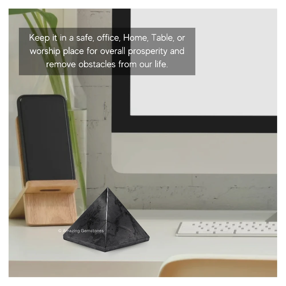 Shungite Pyramid (2 Inch)