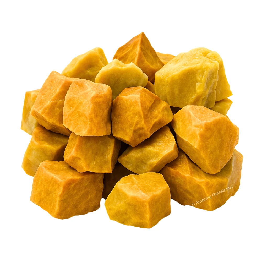 Yellow Jasper Raw Crystals (5 Pieces)