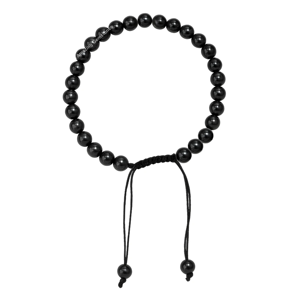 Blue & Black Tiger Eye Healing Crystal Bracelets - 6mm Beads (Adjustable)