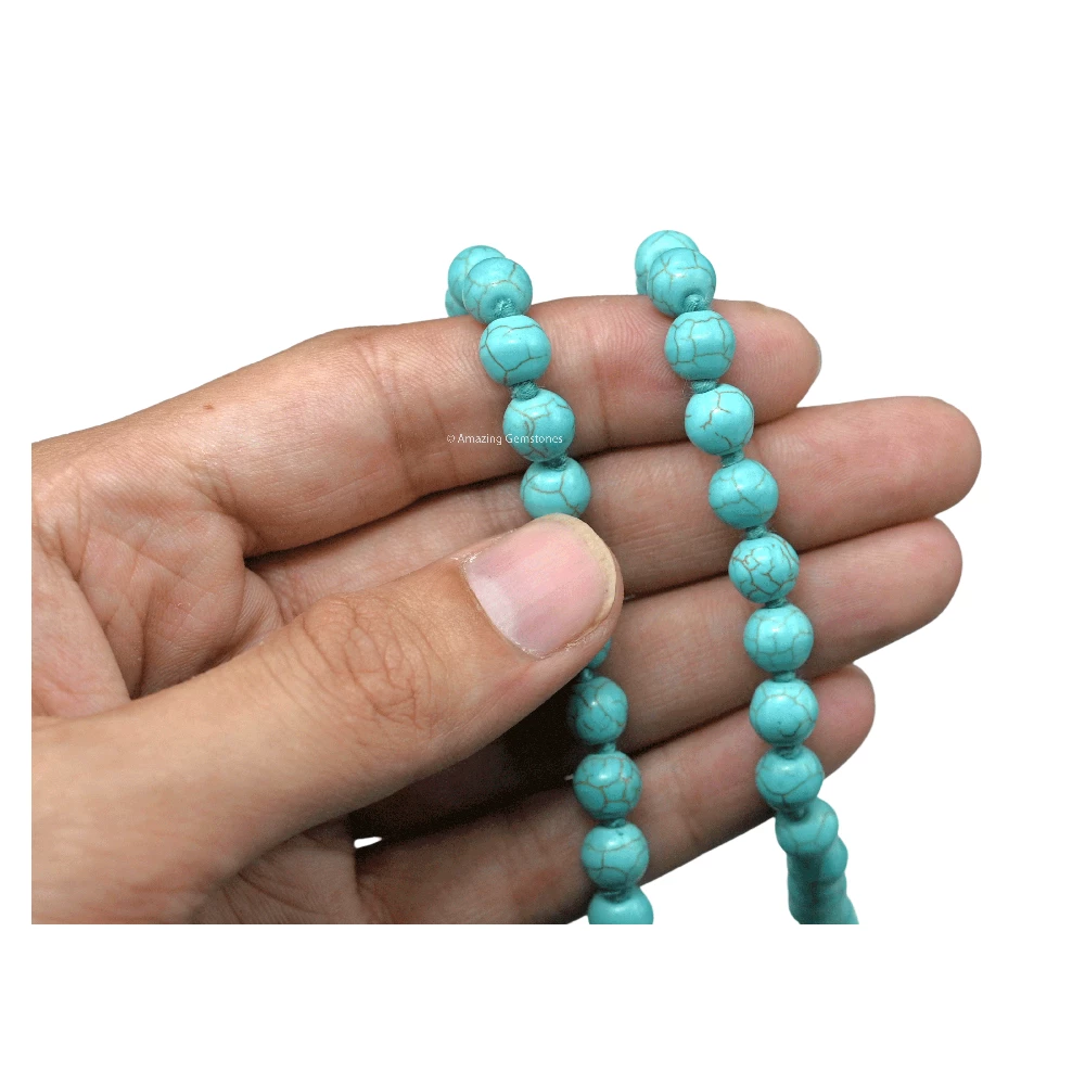 Turquoise Mala (Hand Knotted)