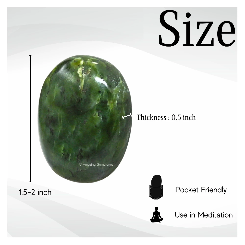 Green Jade Palm Stone