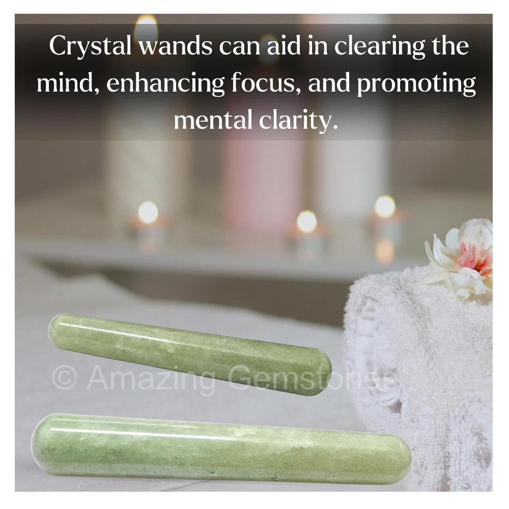 Green Aventurine (Light) Wand